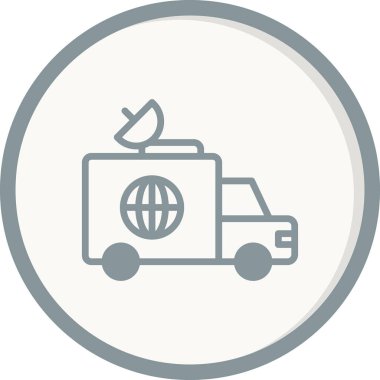 Haber Van simgesinin vektör illüstrasyonu