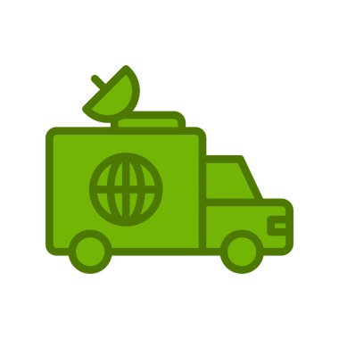 Haber Van simgesinin vektör illüstrasyonu