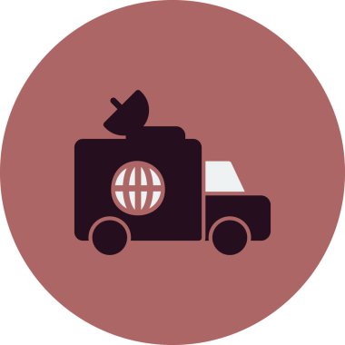 Haber Van simgesinin vektör illüstrasyonu