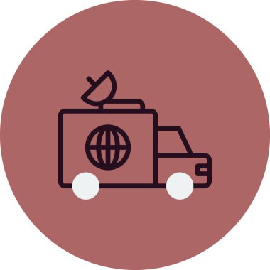 Haber Van simgesinin vektör illüstrasyonu