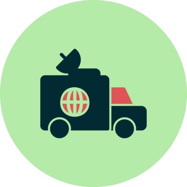 Haber Van simgesinin vektör illüstrasyonu