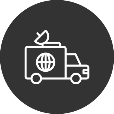 Haber Van simgesinin vektör illüstrasyonu