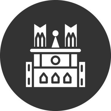 Binanın vektör simgesi, Notre Dame