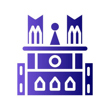 Binanın vektör simgesi, Notre Dame