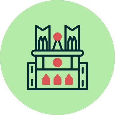 Binanın vektör simgesi, Notre Dame