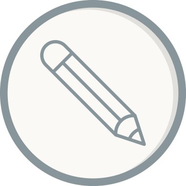 Kişisel ve ticari kullanım için kalem vektör simgesi.