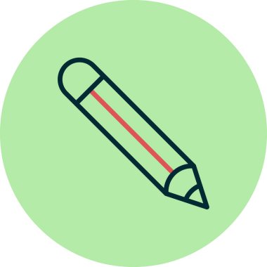 Kişisel ve ticari kullanım için kalem vektör simgesi.