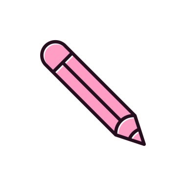 Kişisel ve ticari kullanım için kalem vektör simgesi.