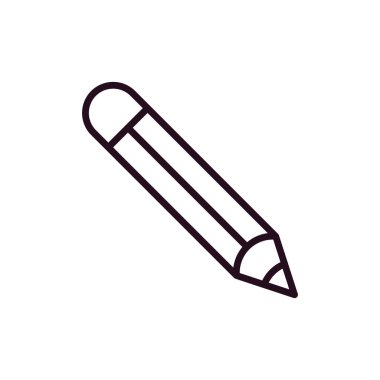 Kişisel ve ticari kullanım için kalem vektör simgesi.