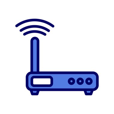 yönlendirici vektör düz renk simgesi