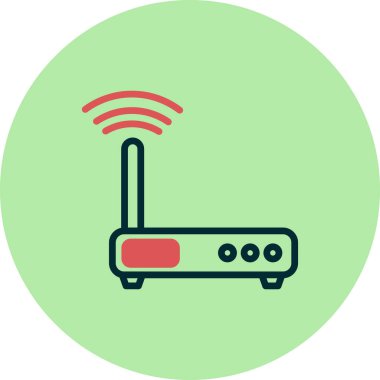 yönlendirici vektör düz renk simgesi