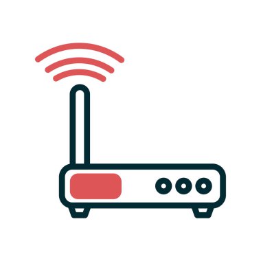 yönlendirici vektör düz renk simgesi