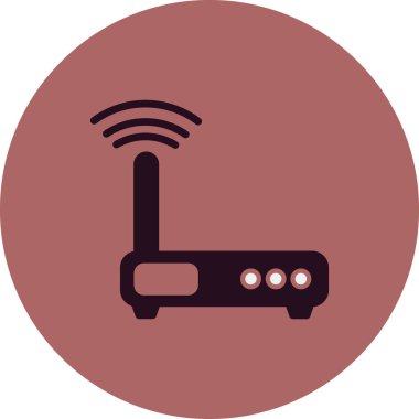 yönlendirici vektör düz renk simgesi