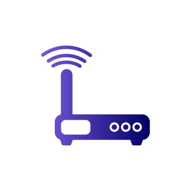 yönlendirici vektör düz renk simgesi