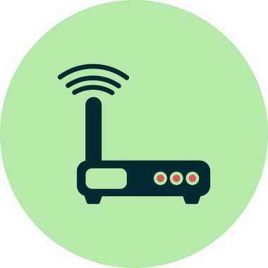 yönlendirici vektör düz renk simgesi