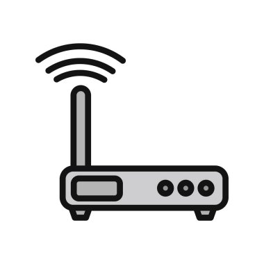 yönlendirici vektör düz renk simgesi