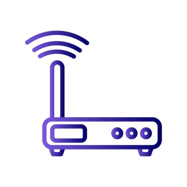 yönlendirici vektör düz renk simgesi