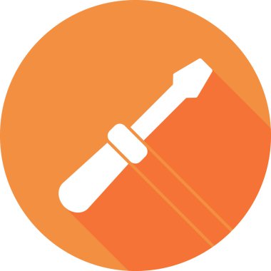 screwdriver icon vector art illustration