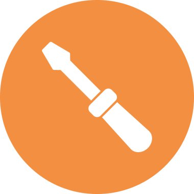screwdriver icon vector art illustration