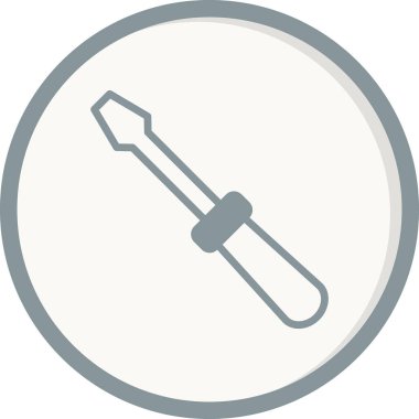 tornavida simgesi vektör çizimi