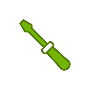 screwdriver icon vector art illustration
