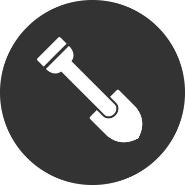 Web simgesi kürek, illüstrasyon vektör.