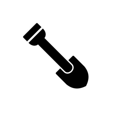 Web simgesi kürek, illüstrasyon vektör.