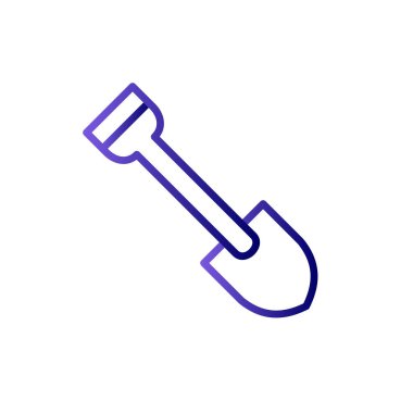 Web simgesi kürek, illüstrasyon vektör.