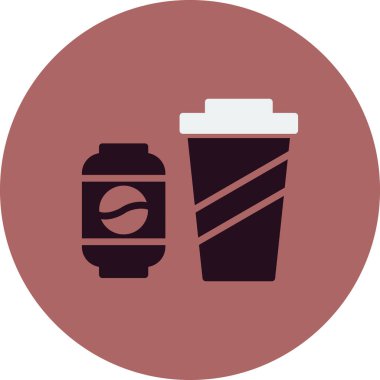 içecek simgesi, vektör illüstrasyonu 