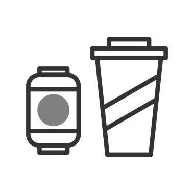 içecek simgesi, vektör illüstrasyonu 