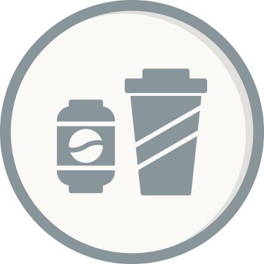 içecek simgesi, vektör illüstrasyonu 