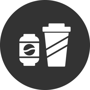 içecek simgesi, vektör illüstrasyonu 