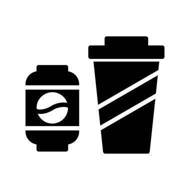 içecek simgesi, vektör illüstrasyonu 