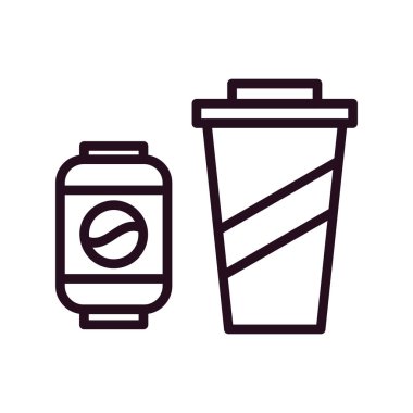 içecek simgesi, vektör illüstrasyonu 