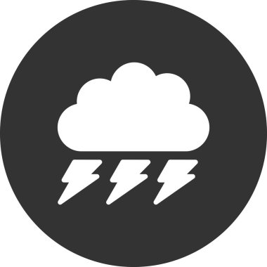 bulut simgesi vektörü, Fırtına 