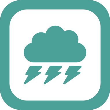 bulut simgesi vektörü, Fırtına 