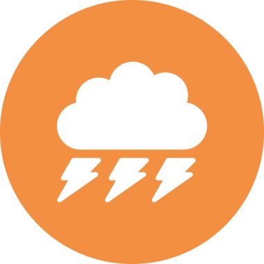 bulut simgesi vektörü, Fırtına 