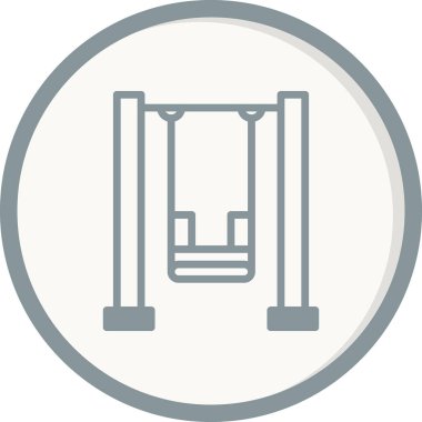 Swing simgesinin vektör illüstrasyonu