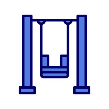 Swing simgesinin vektör illüstrasyonu