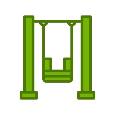 Swing simgesinin vektör illüstrasyonu