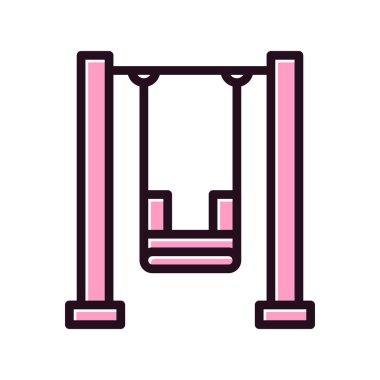 Swing simgesinin vektör illüstrasyonu