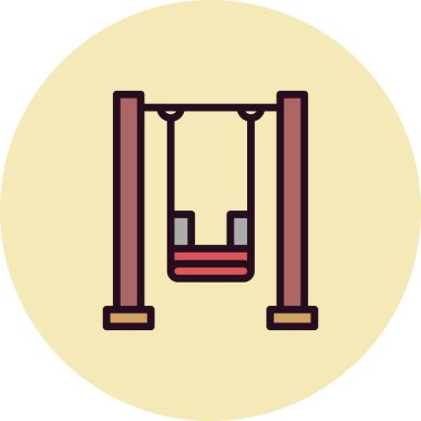 Swing simgesinin vektör illüstrasyonu