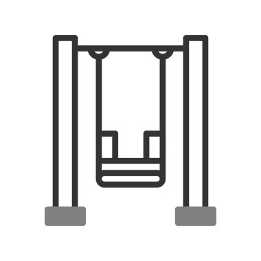 Swing simgesinin vektör illüstrasyonu