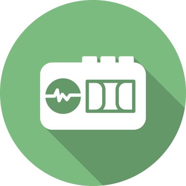 Teyp Tanıma simgesinin vektör illüstrasyonu