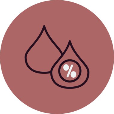 Nem simgesi, vektör illüstrasyonu