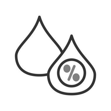 Nem simgesi, vektör illüstrasyonu