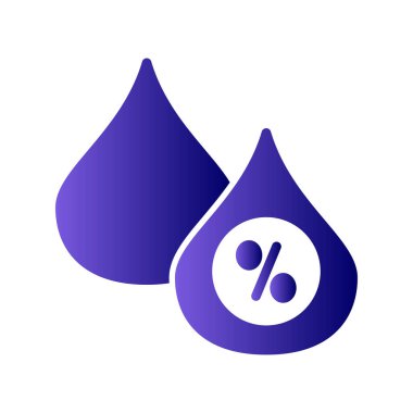 Nem simgesi, vektör illüstrasyonu