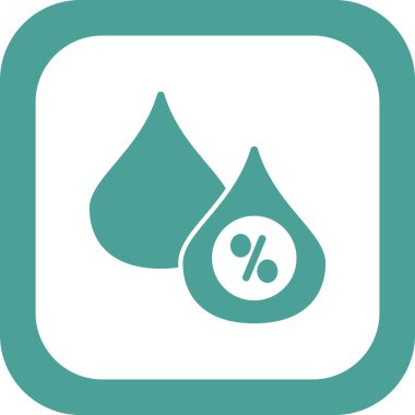 Nem simgesi, vektör illüstrasyonu