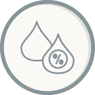 Nem simgesi, vektör illüstrasyonu