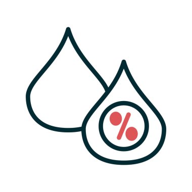 Nem simgesi, vektör illüstrasyonu